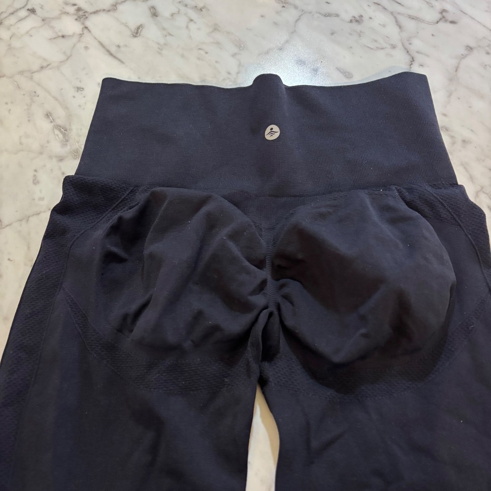 Halara Seamless High Waisted Leggings Black Sculpting Yoga Gym Pants - Picture 5 of 6